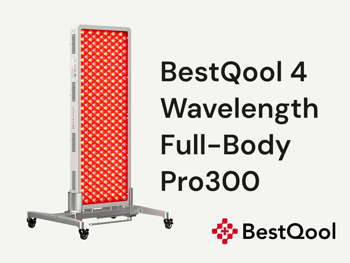BestQool Pro300 full-body red light therapy panel
